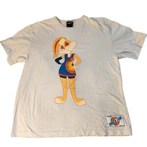Space Jam Shirt Mens Large Basketball Tune Squad Lola Bunny Dumbgood Athletic Te